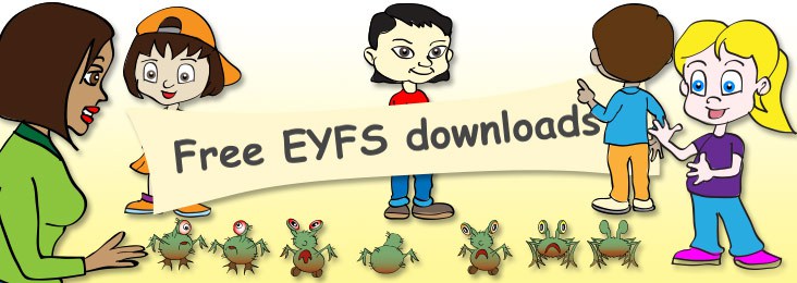 FREE EYFS downloads for preschool, nursery and parents