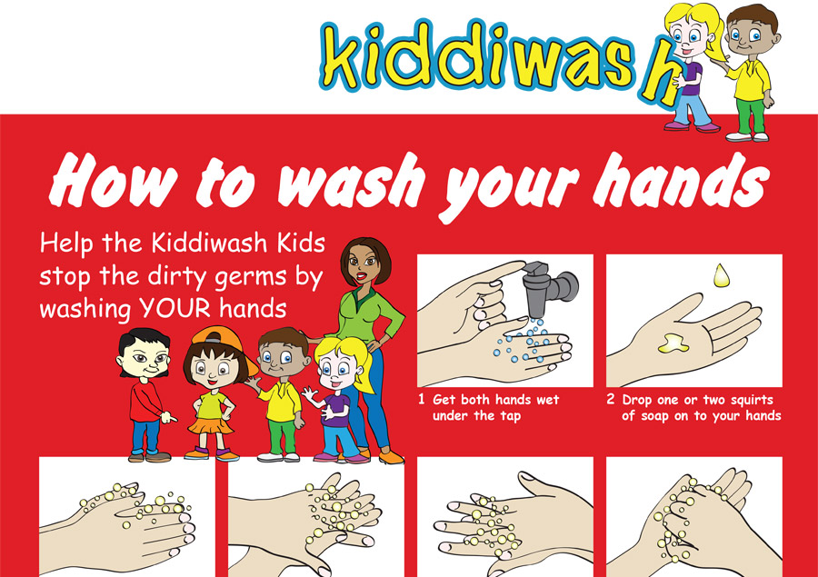 Teach children hand washing – free download!