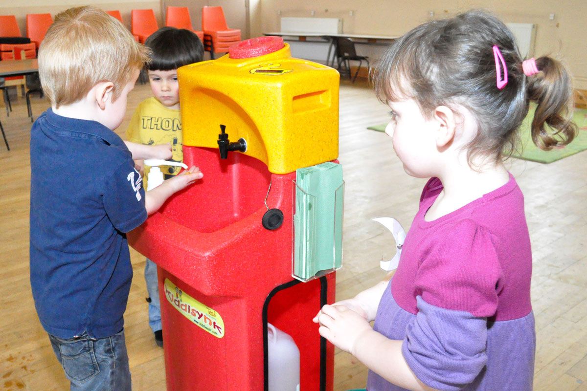 Handwashing for children in preschool
