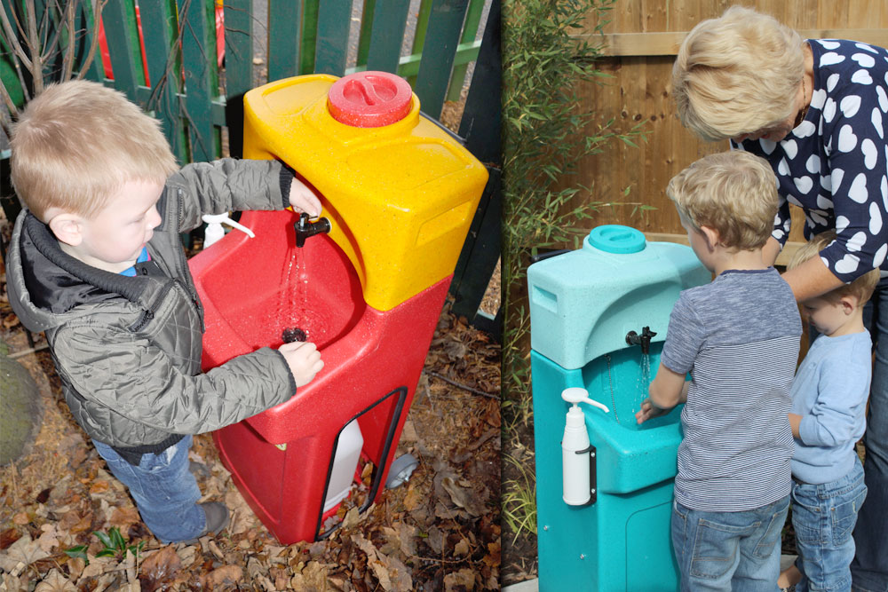 KiddiSynk portable hand washing for children