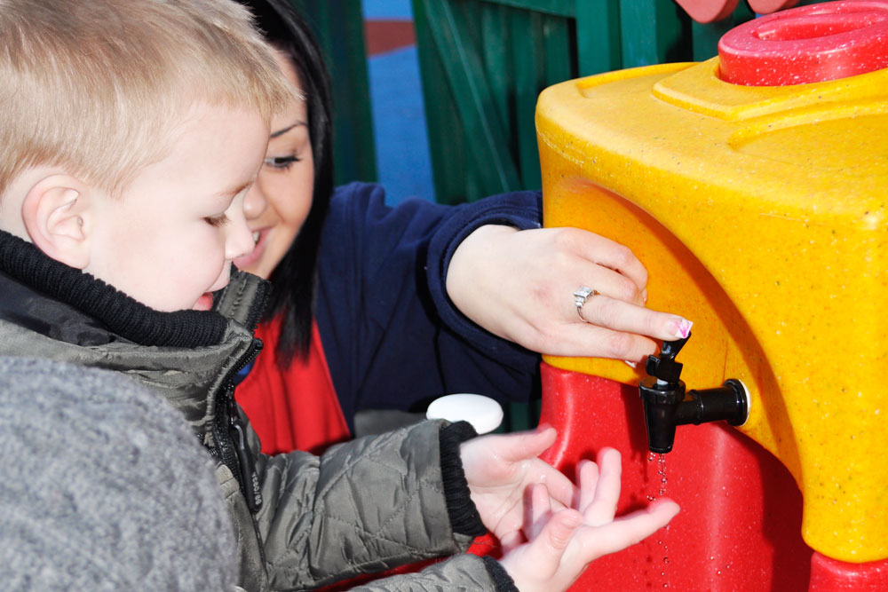 Please supervise children closely to ensure that they wash their hands thoroughly