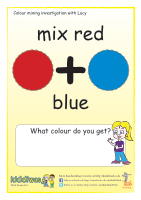 Colour mixing sheets for children from Kiddiwash