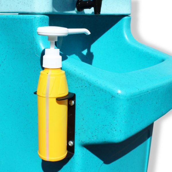Soap bottle on a WashStand portable hand wash unit