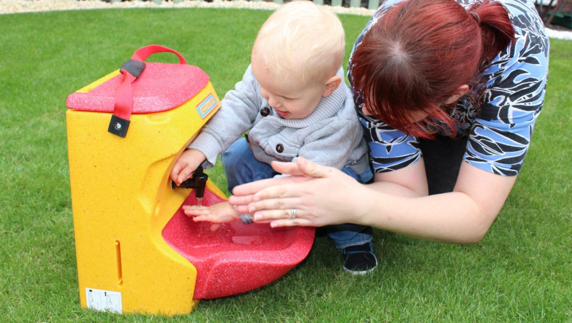 Nursery World Show – try out mobile handwash units designed for children