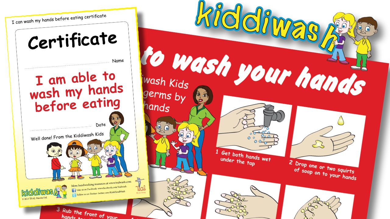 Free handwashing downloads for preschool children