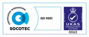 Socotec UKAS logo for 9001