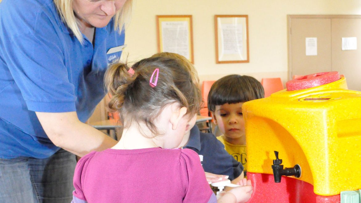 The importance of frequent hand washing as illness spreads through preschools